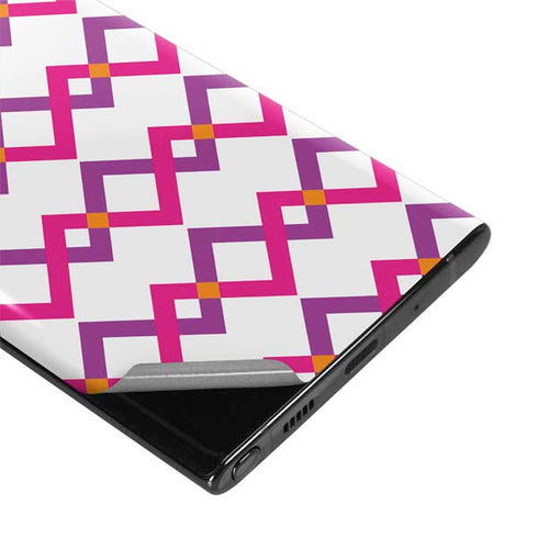 Chevron White Out Galaxy Note 10 Plus Skin